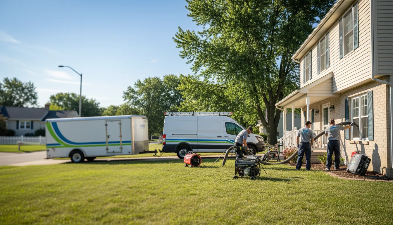 Flooded Basement Restoration And Cleanup With Repair in Brockway, MT near me